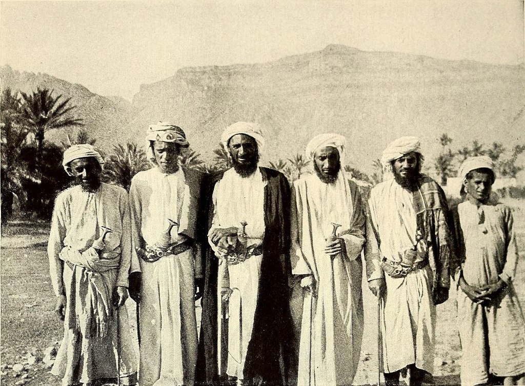 Photo of 6 men from Socotra taken by Charles K. Moser