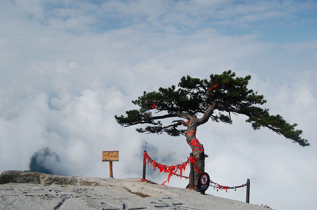 The Mount Huashan in Xi'an