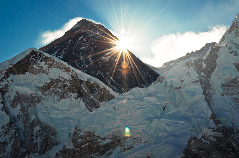 Sunrise at Gigantic Mount Everest