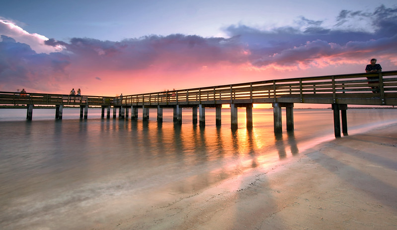 The new fishing pier at Smyrna Dunes Park