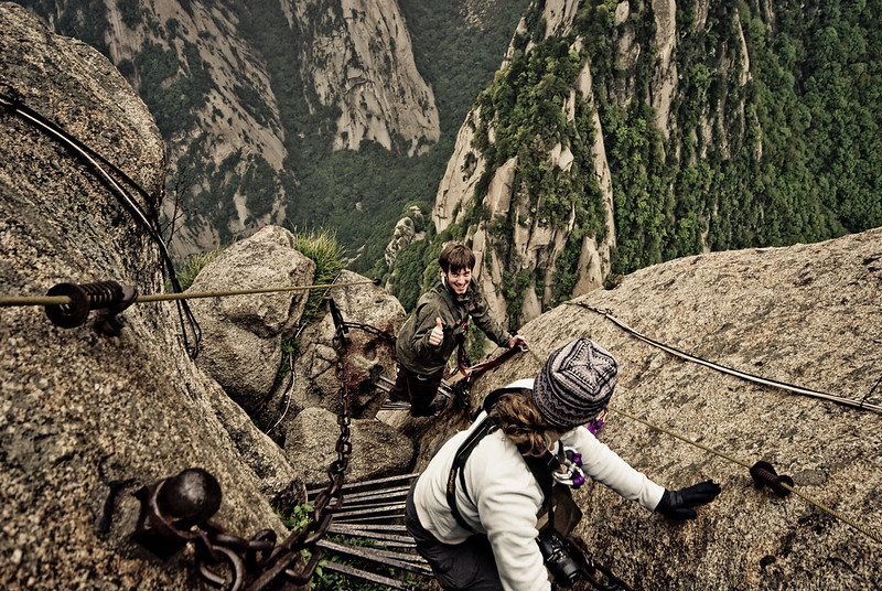 Mount Huashan Plank Walk