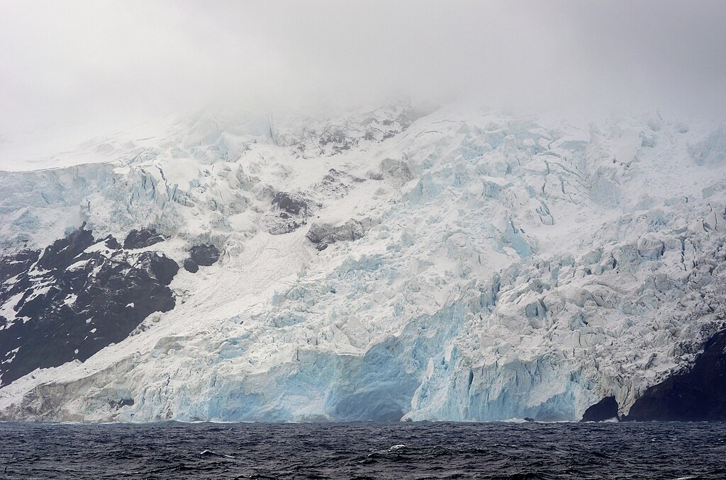 Bouvet Island West Coast Glacier