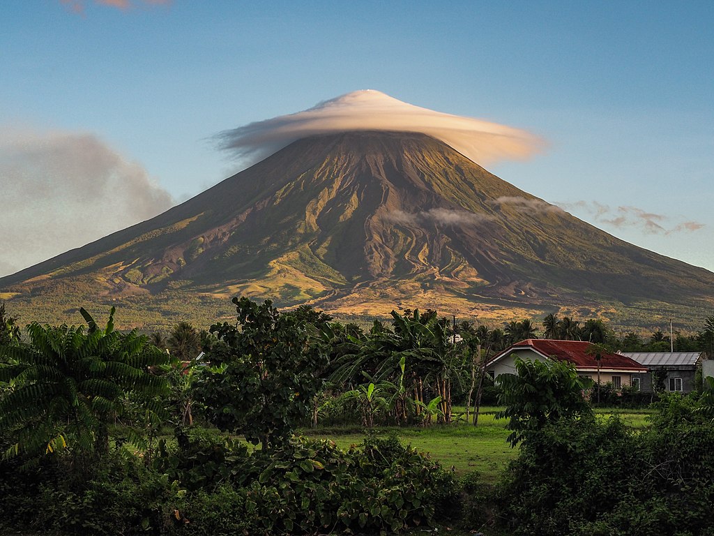 Landscape Photo of the Mayon Volcano, Philippines