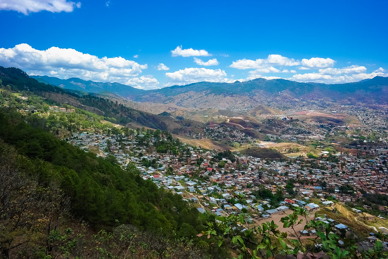 Landscape Photo of the capital and largest city of Honduras.