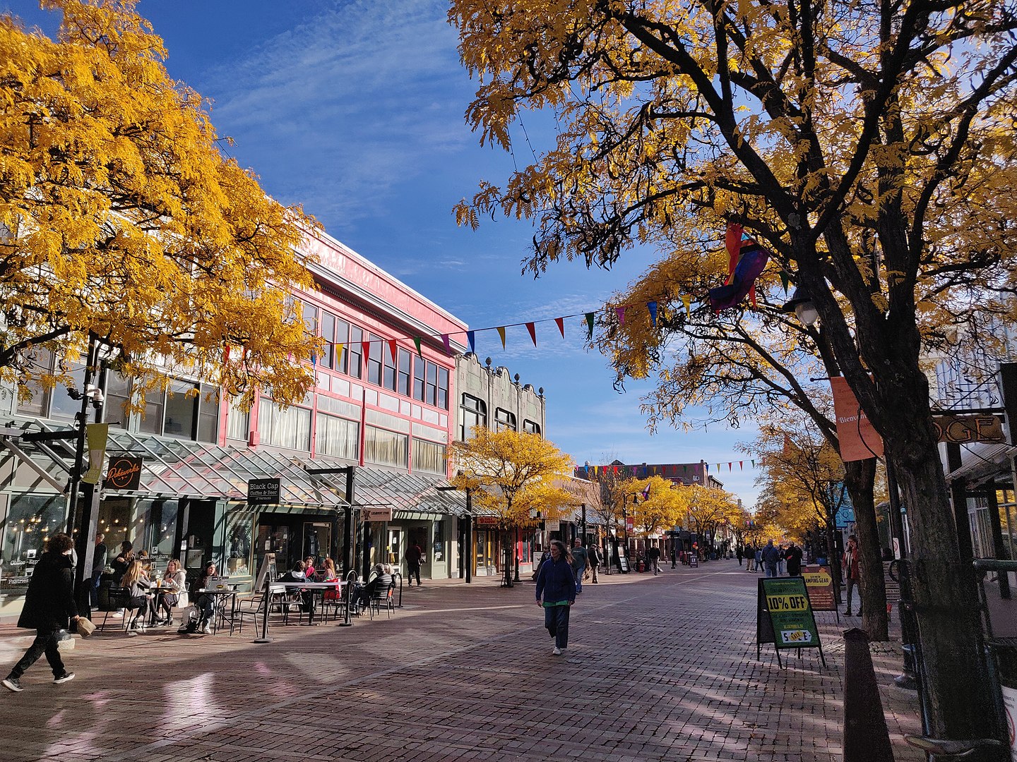 Church Street Marketplace In Autumn