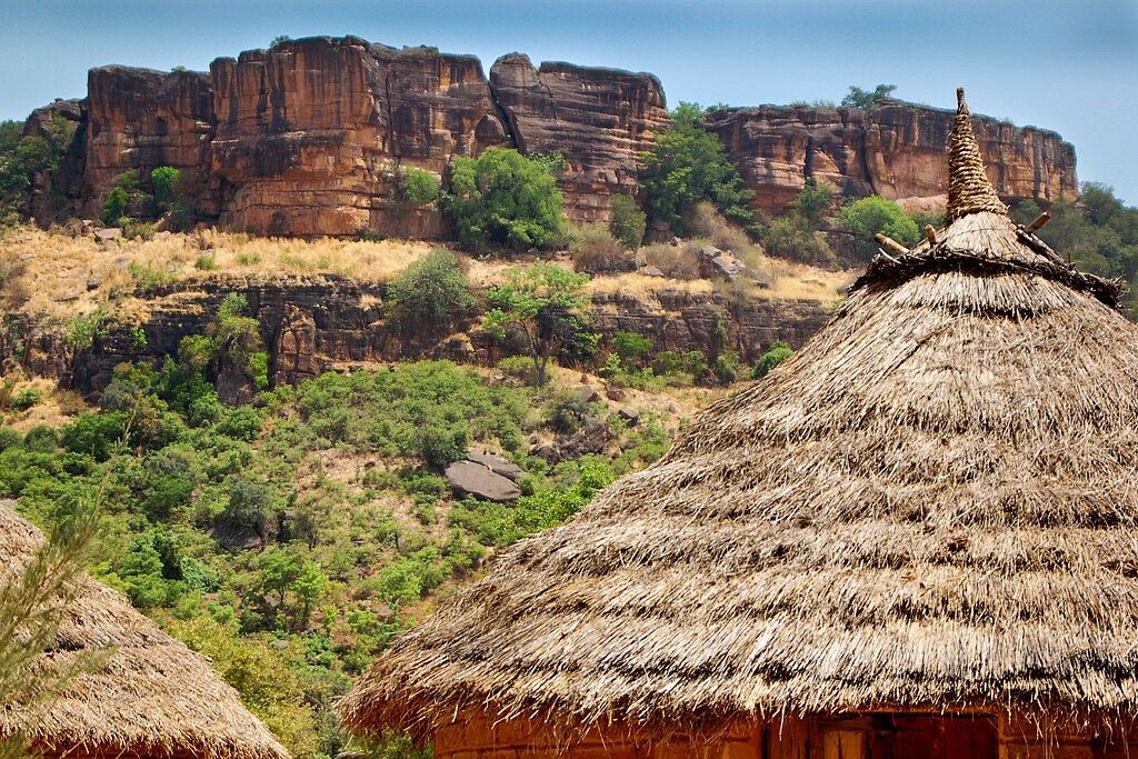 Landscape Photo of Colourful mountains near Siby, Mali, Africa