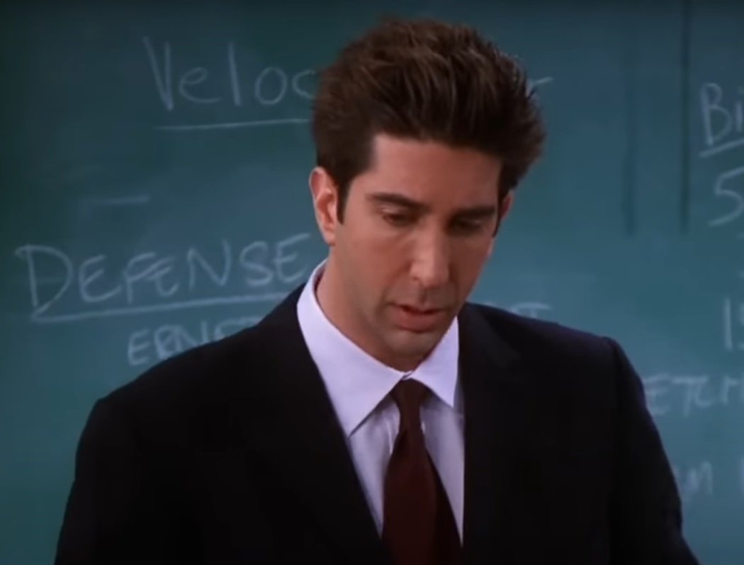 Screenshot from the television sitcom Friends (1994-2004)