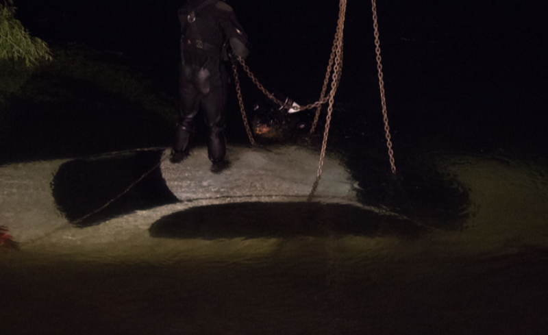 getting car out of water