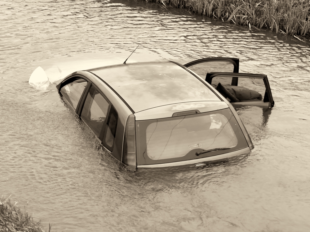 Car  sinking
