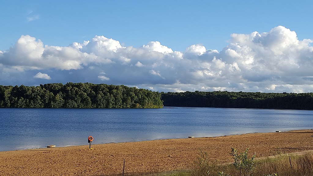 Beach at Eagle Lake, Fort Custer Recreation Area