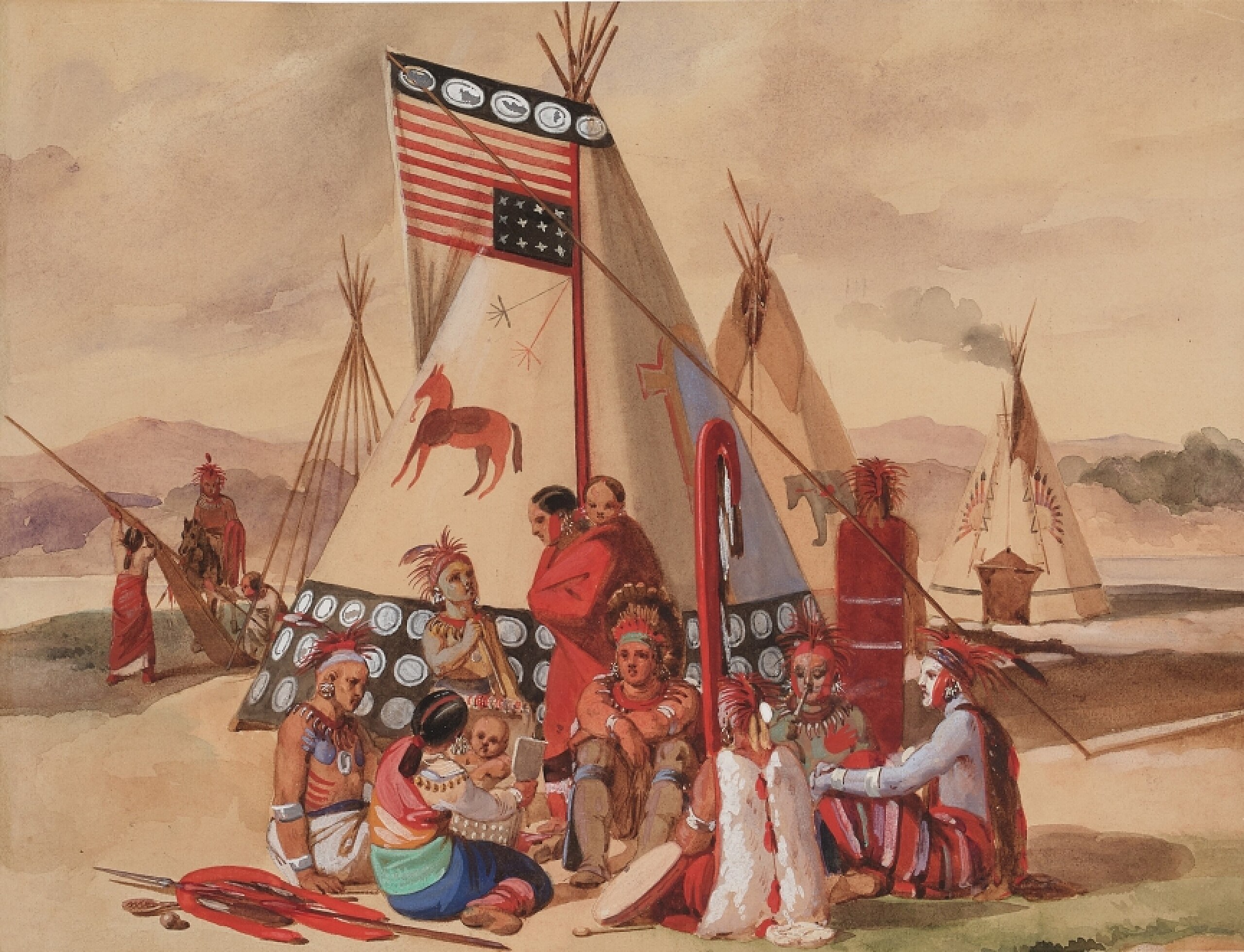 A Sioux Encampment