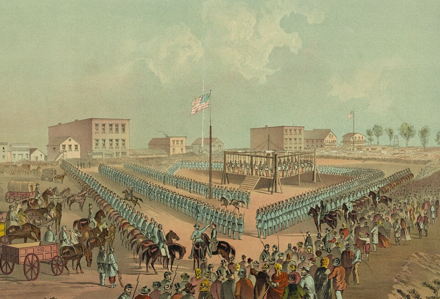 Execution of 38 Sioux Indians
