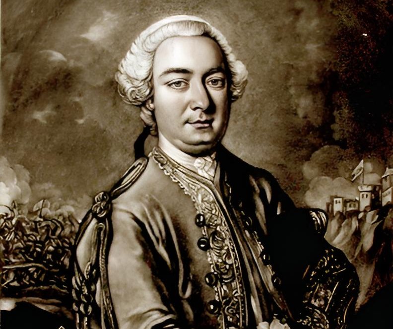 Painting of General James Wolfe, British commander.