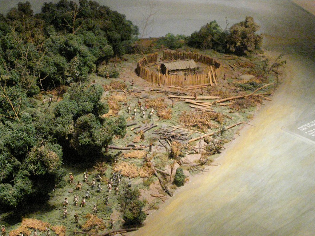 Miniature of Fort Prince George (1740s)