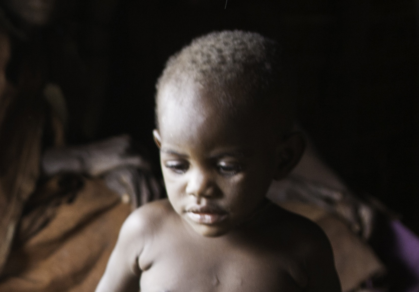 Small kid from Batwa tribe people.