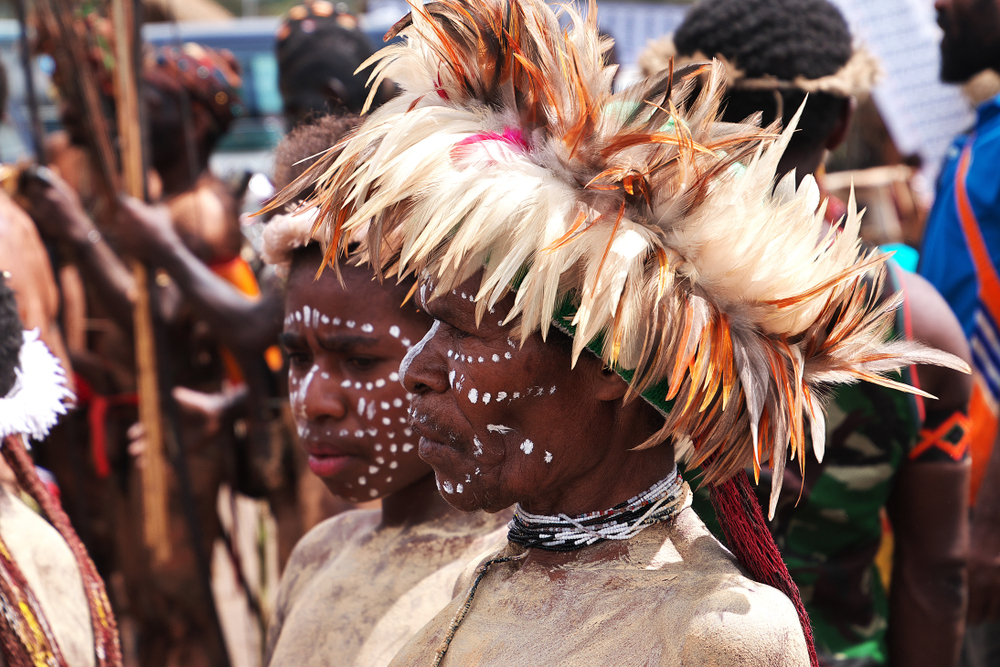 National festival of local tribes in Wamena city, Papua