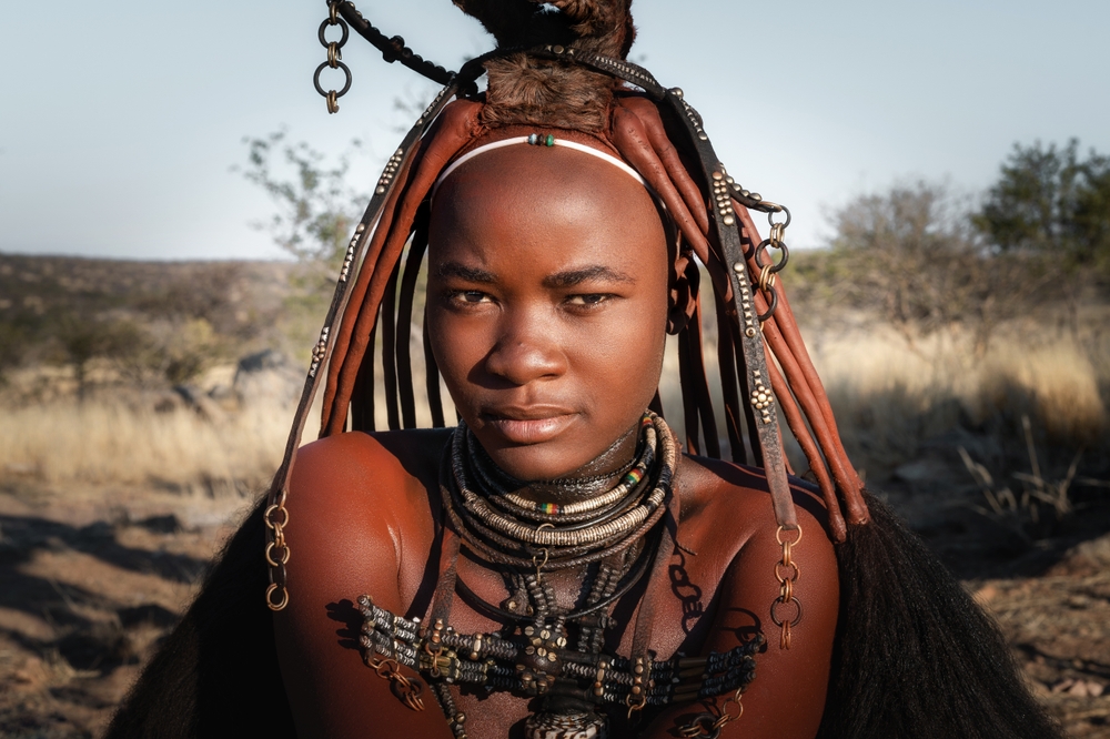 Portrait of a Himba woman