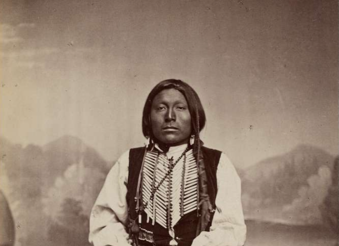 Kiowa Brave In War Dress