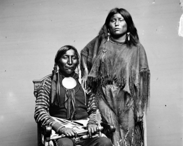 Couple of Kiowa Indians