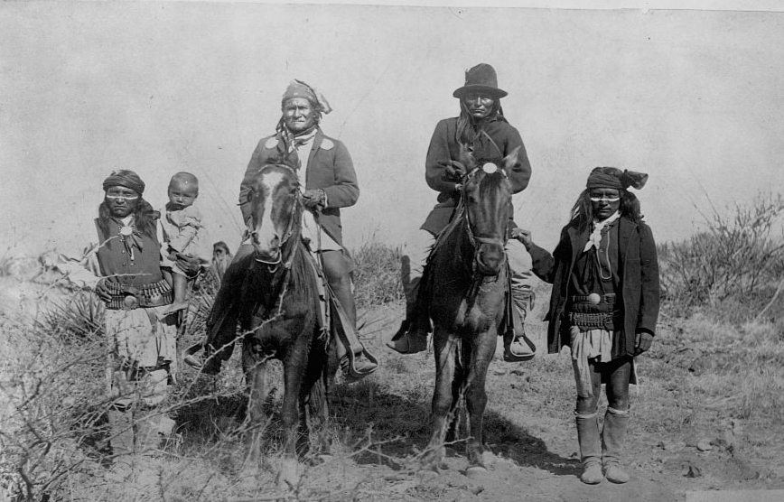 Chief Geronimo on Horseback