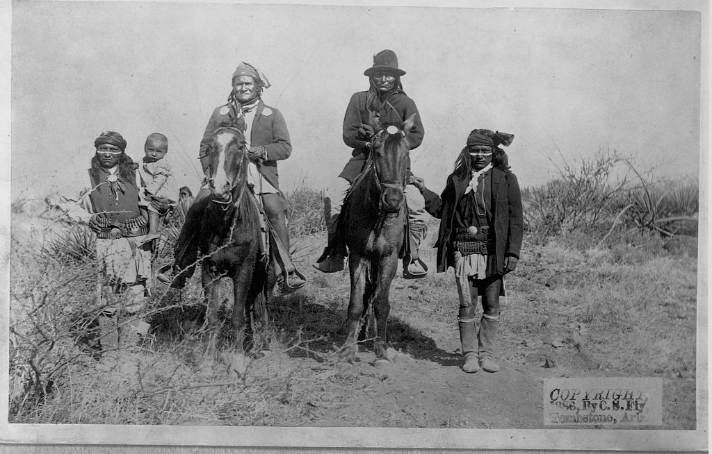 Chief Geronimo on Horseback