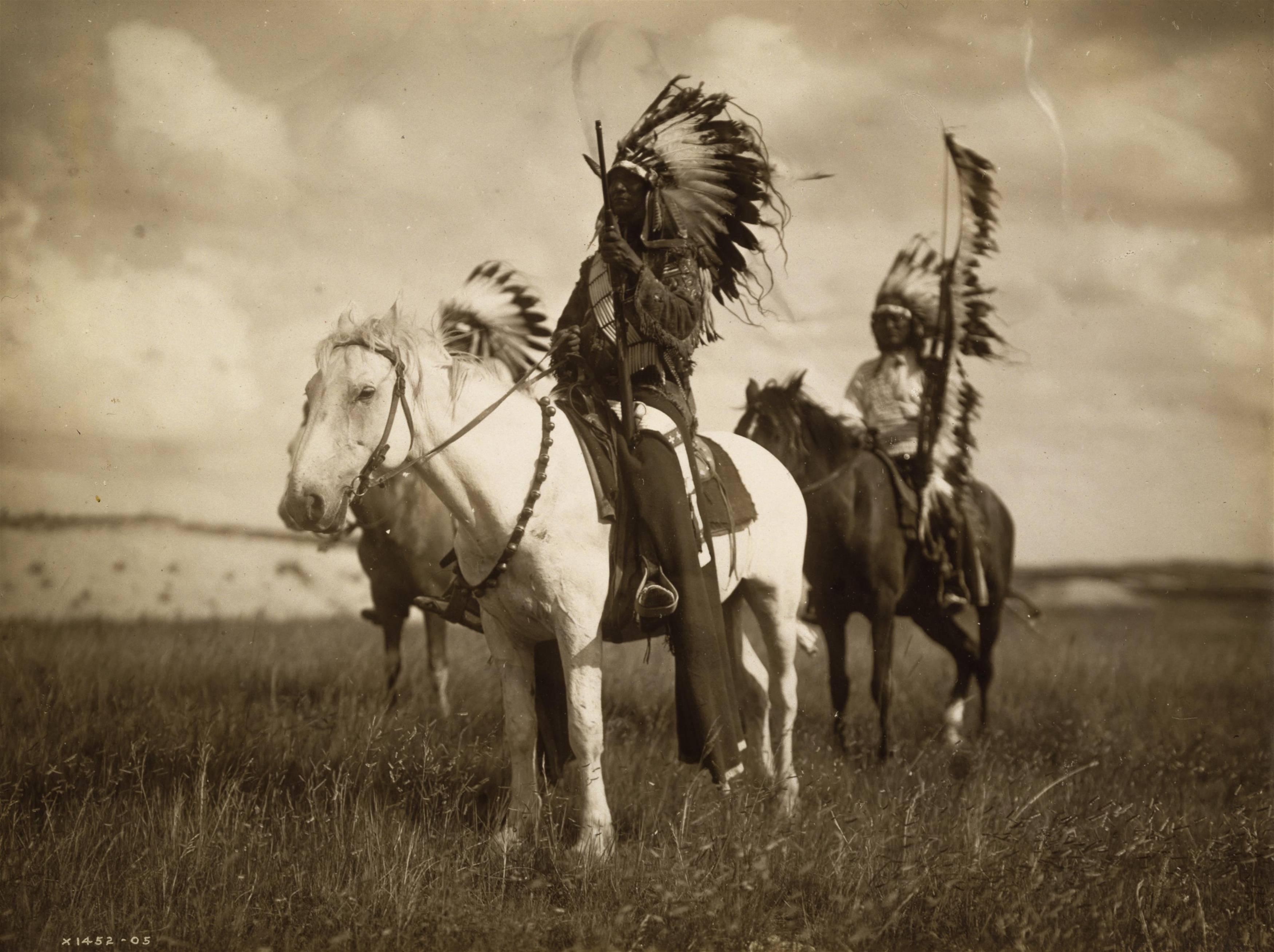 Native Americans on horses