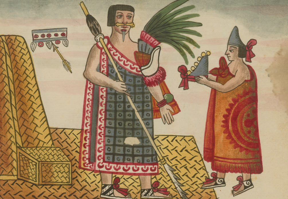 The coronation of Motecuzuma I, Tovar Codex