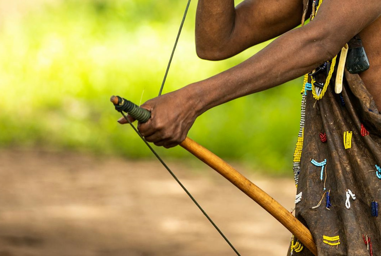 Portrait of a Man with a Bow
