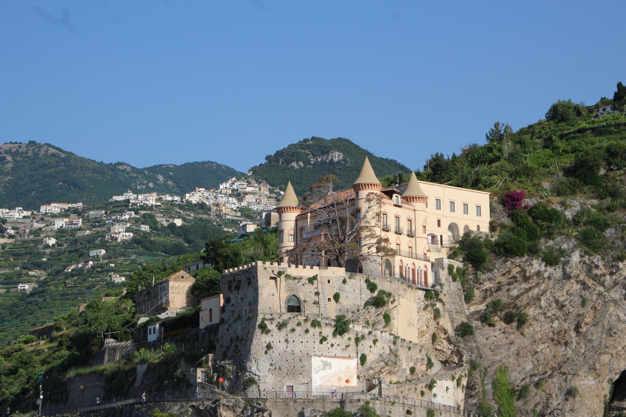 Castle on Amalfi Coast