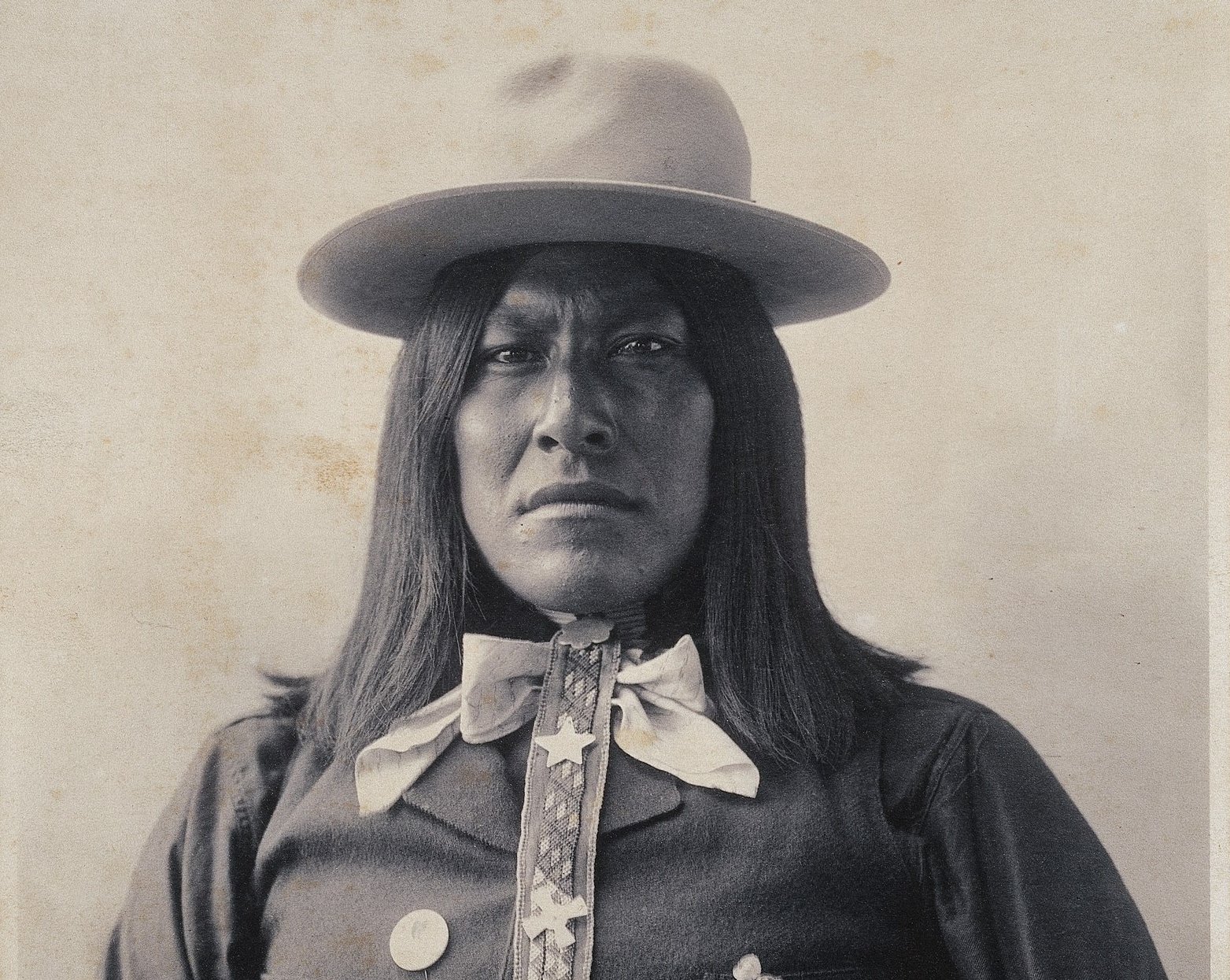 Portrait Of Assuz, A San Carlos Apache Indian