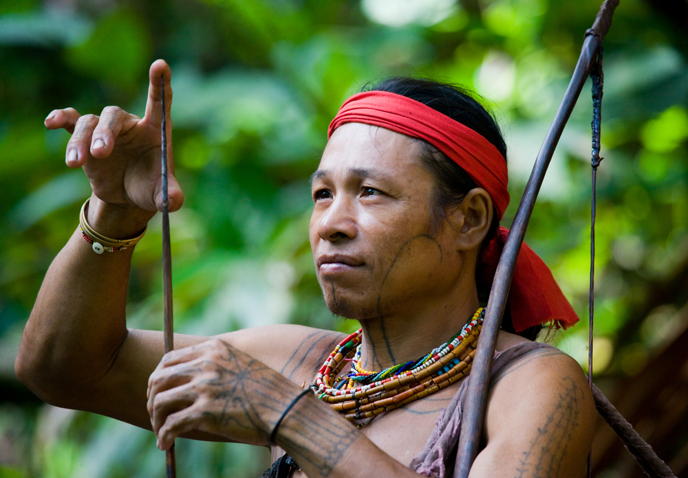 Man hunter from Mentawai tribe