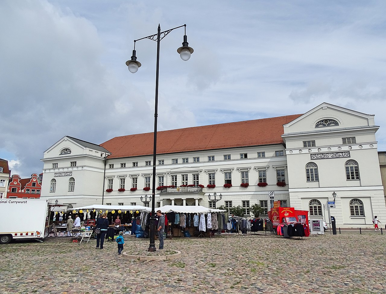 Wismar, Germany - panoramic view - 2016