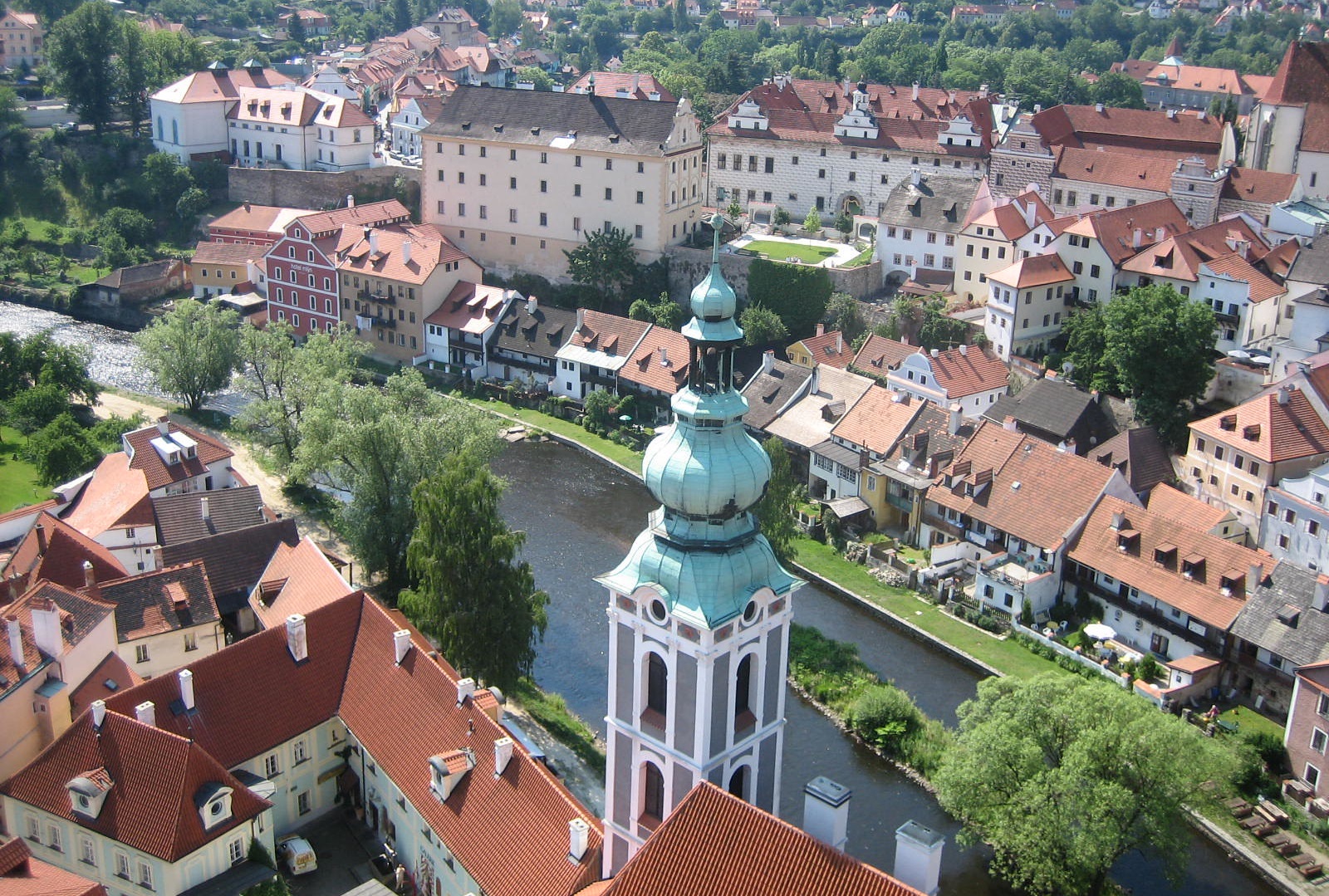 Český Krumlov from above