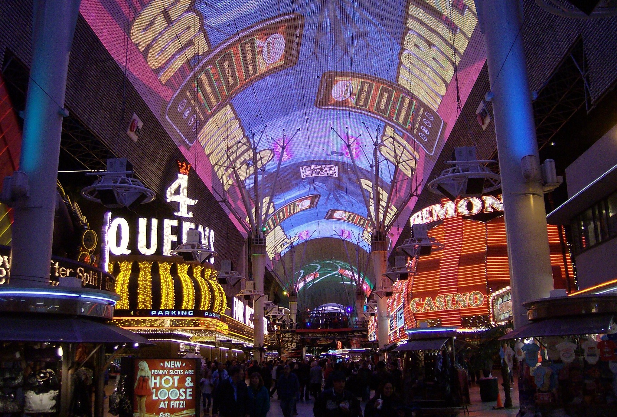 Downtown Las Vegas, Fremont Street - 2012