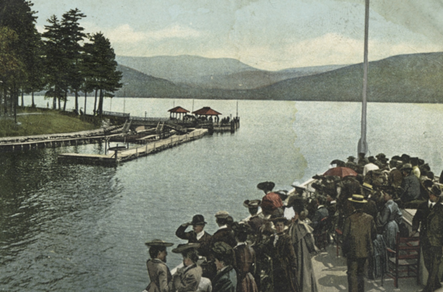 Green Island, Approaching Sagamore Dock, Lake George, N. Y.