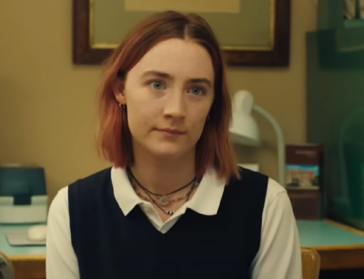 Screenshot of Saoirse Ronan as Lady Bird McPherson - from Lady Bird (2017)
