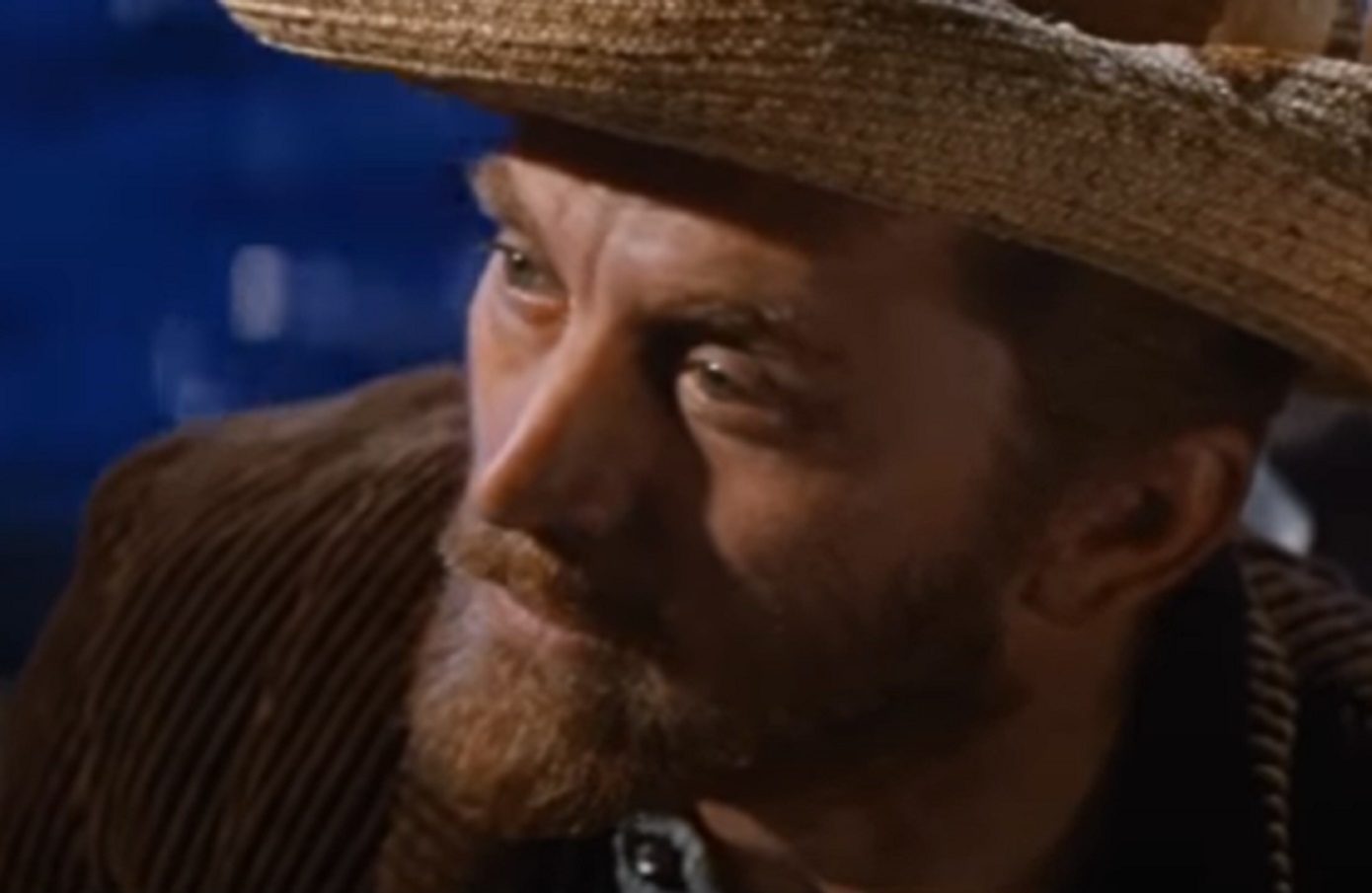 Screenshot of Kirk Douglas as Vincent Van Gogh - from Lust for Life (1956)