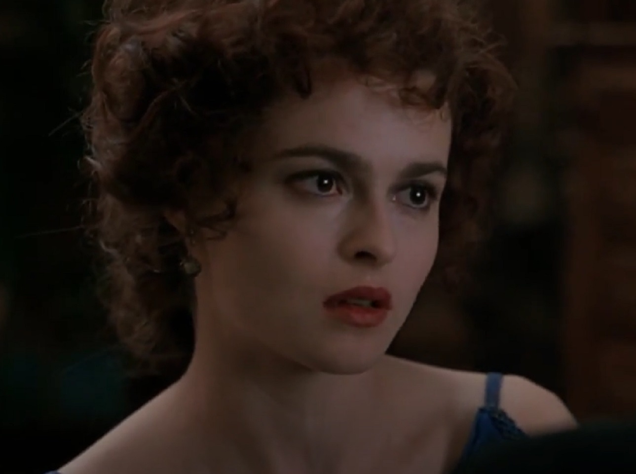 Screenshot of Helena Bonham Carter as Kate Croy - from The Wings of the Dove (1997)