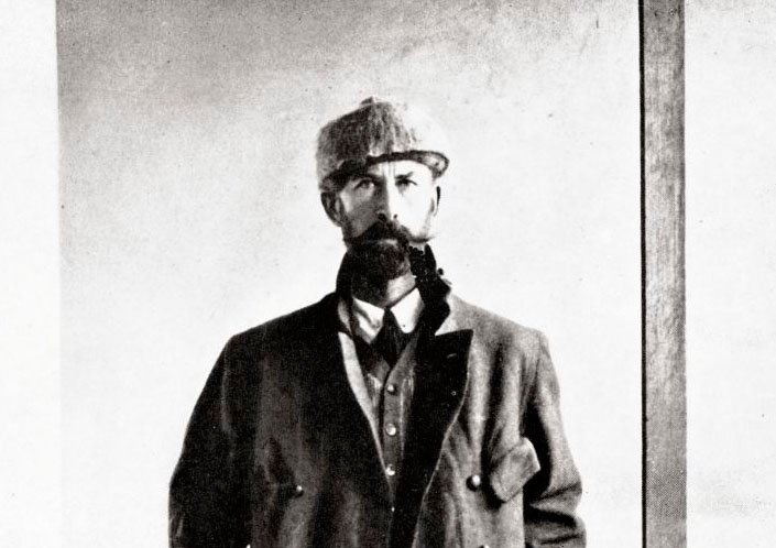 Grayscale Portrait Photo of Colonel Percy Harrison Fawcett