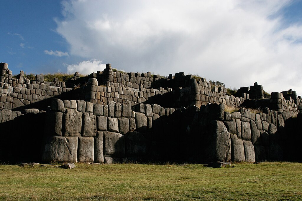 The walls of the Incan religious complex Sacsayhuamán, Cusco, Peru