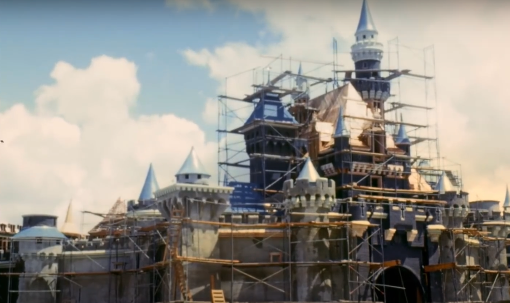 Construction of a Cinderella Castle