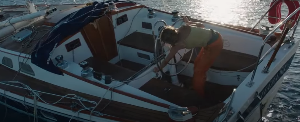 Adrift Girl Trying to sail