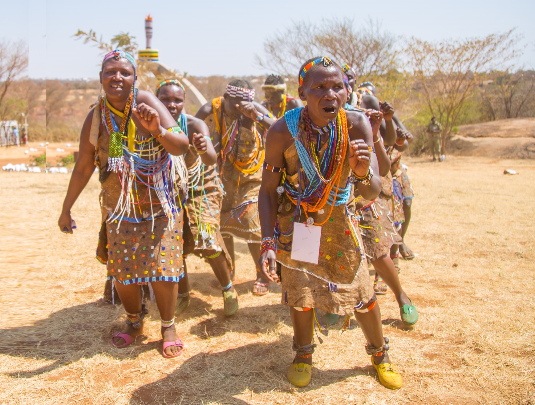 Hadzabe woman Dancing