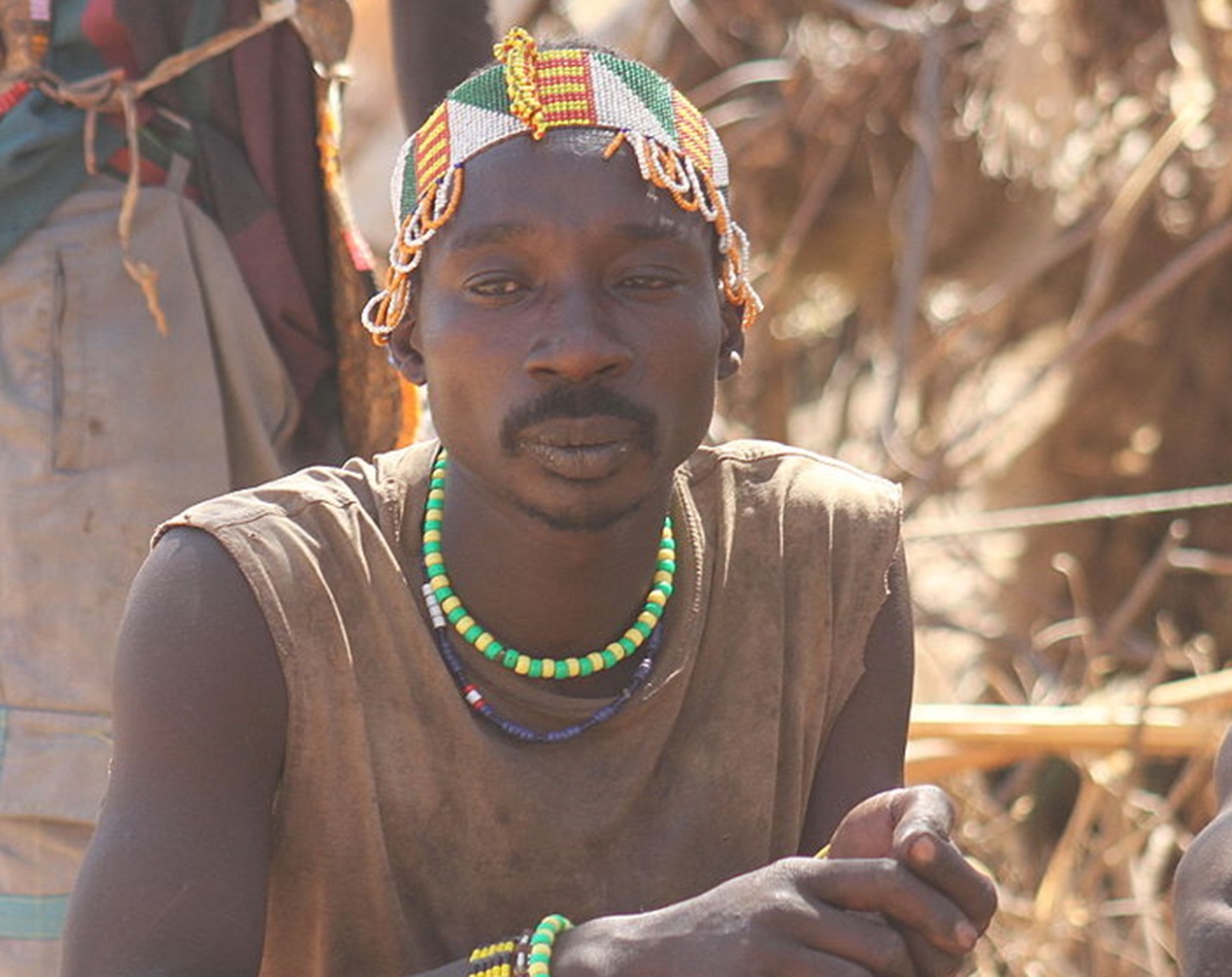 Hadzabe Family Chief On A Meeting