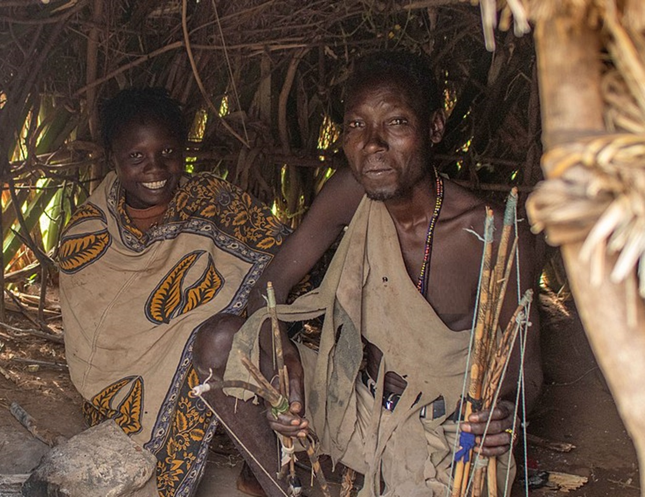 People of hadzabe in their stove - 2022