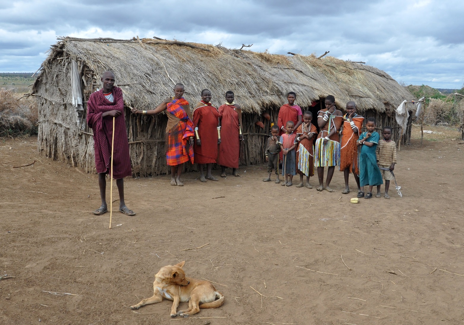 Datooga family - Tarangire National Park, Tanzania