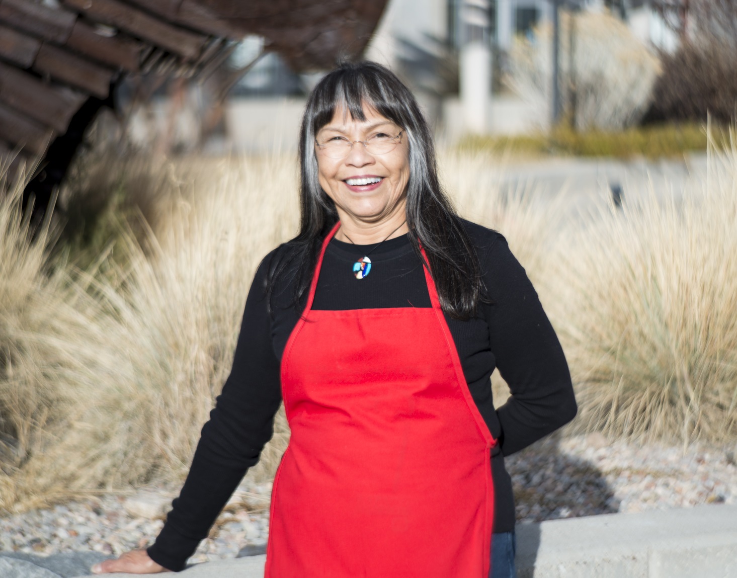 Karita Coffey (Comanche Nation) professor, ceramic artist, and sculptor