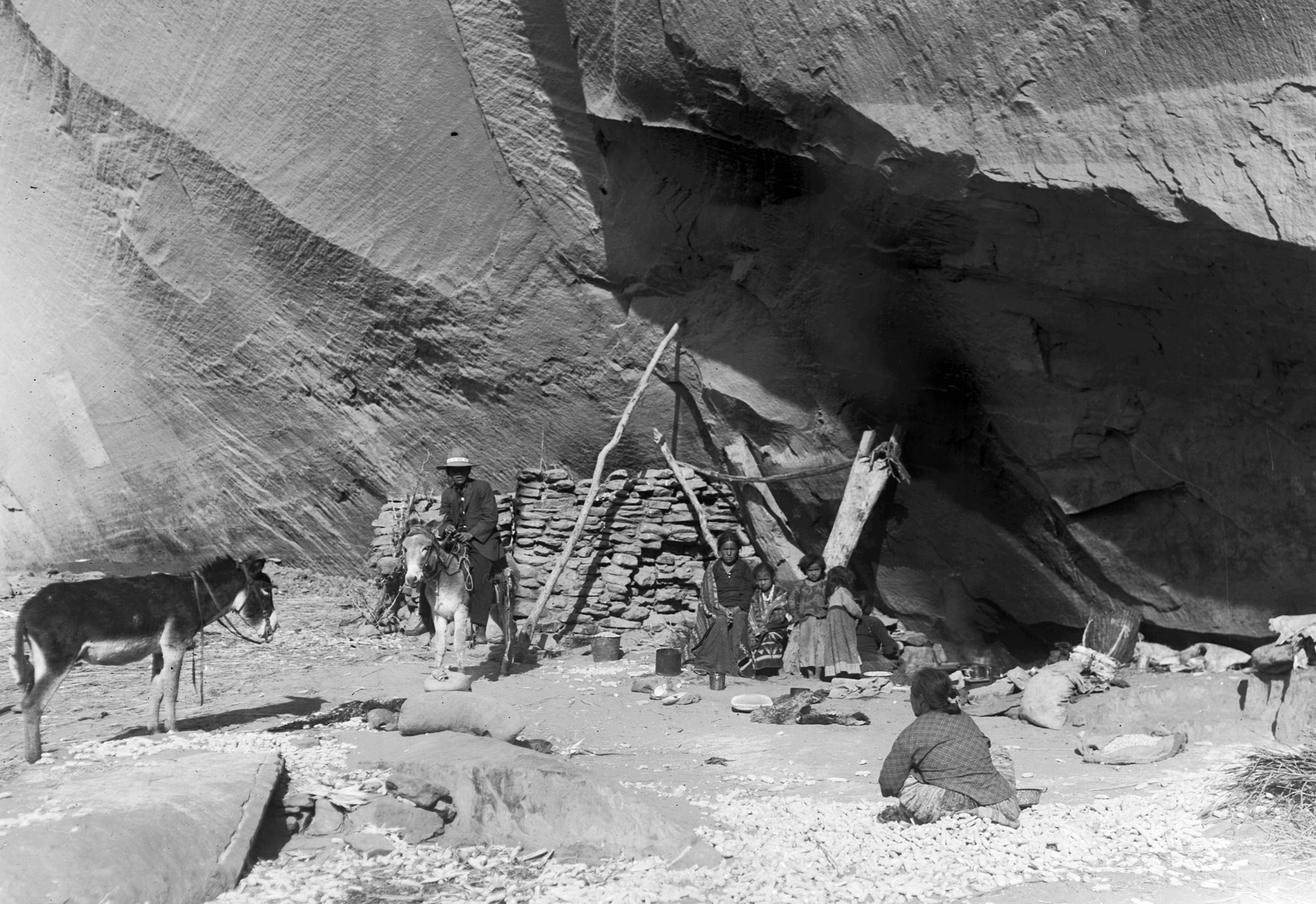 Navajo Indian Family