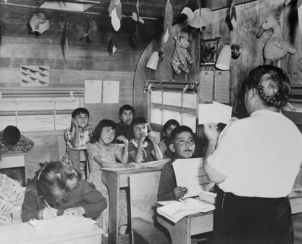 School on A Navajo Reservation