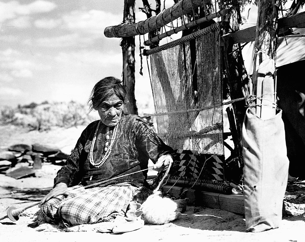 Navajo weaver